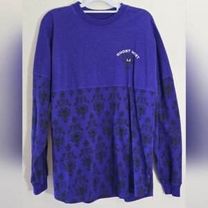 Disney Parks Haunted Mansion Wallpaper Ghost Host Spirit Jersey Size Medium